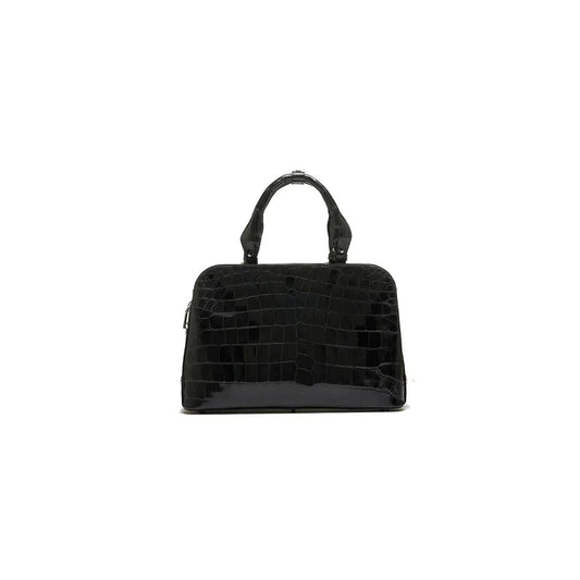 Black Lexington Crocodile Leather Business Bag Bellabags Bellabags
