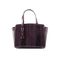 Purple Lorelai Ostrich Leather Shoulder Bag Bellabags Bellabags