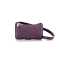 Purple Los Angeles Ostrich Leather Purse Bellabags Bellabags