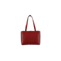 Red Lilibet Ostrich Leather Tote Bag Bellabags Bellabags
