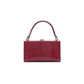 Red Libby Ostrich Leather Evening Bag Bellabags Bellabags