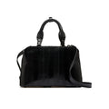 Black Lexington Ostrich Leg Leather Business Bag Bellabags Bellabags