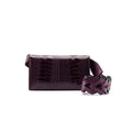 Purple Georgia Ostrich Leg Leather Clutch Bag Bellabags Bellabags