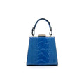Blue Vegas Ostrich Leg Leather Micro Bag Bellabags Bellabags