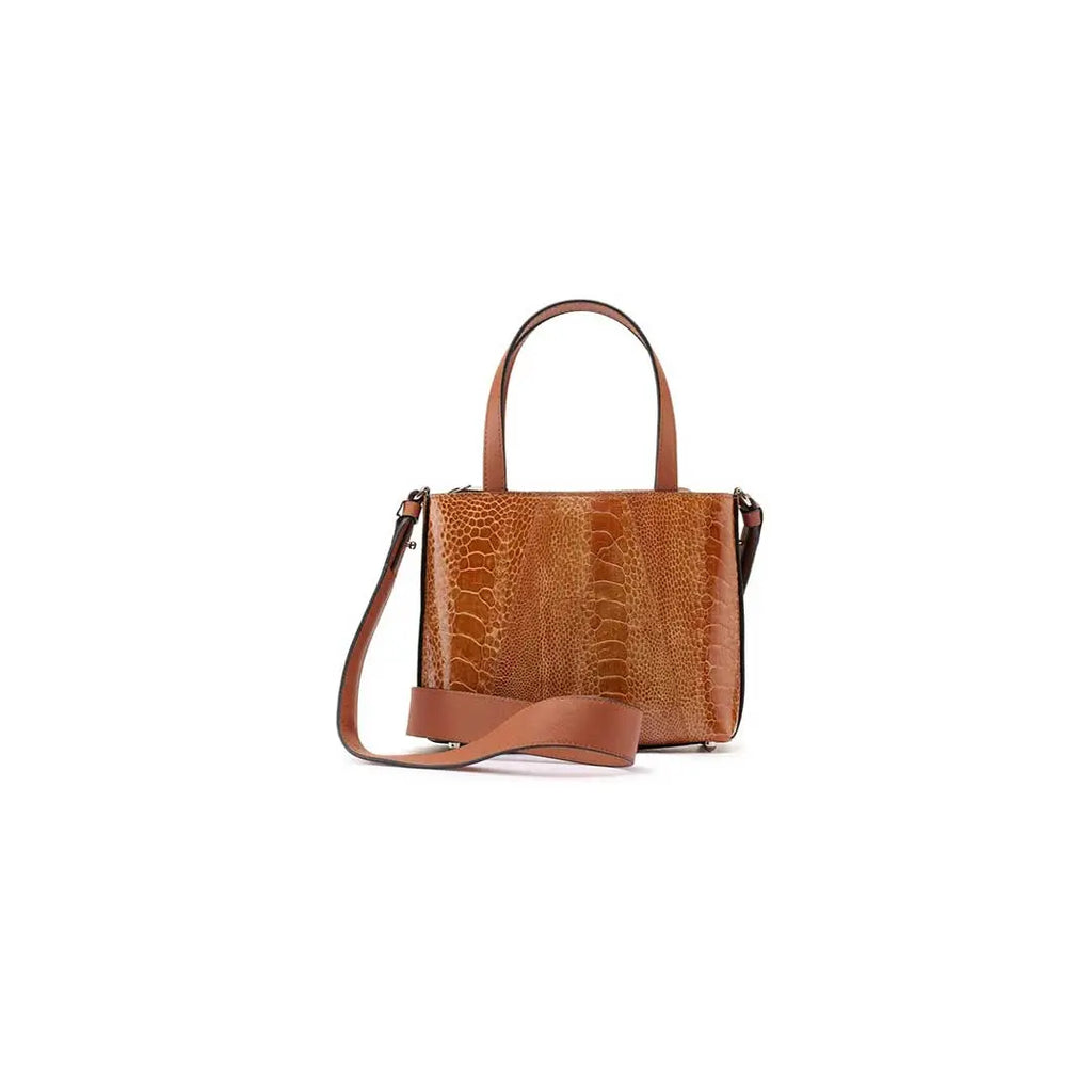 Brown Lily Ostrich Leather Shoulder Bag Bellabags Bellabags