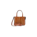 Brown Lily Ostrich Leather Shoulder Bag Bellabags Bellabags